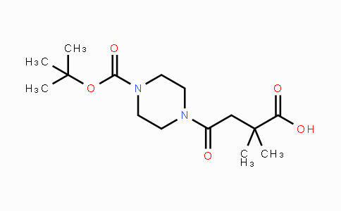 CAS No. 1699361-67-5, 4-(3-Carboxy-3-methylbutyryl)-piperazine-1-carboxylic acid tert-butyl ester