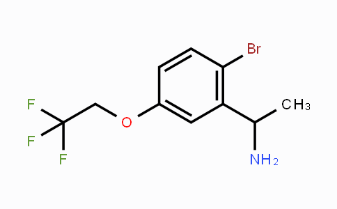 CAS No. 2167722-27-0, 1-[2-Bromo-5-(2,2,2-trifluoroethoxy)phenyl]ethylamine