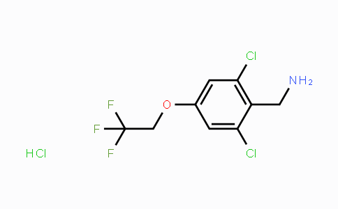 CAS No. 2202948-72-7, 2,6-Dichloro-4-(2,2,2-trifluoroethoxy)-benzylamine hydrochloride