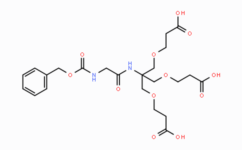 CAS No. 220886-02-2, 3-[2-(2-Benzyloxycarbonylamino-acetylamino)-3-(2-carboxy-ethoxy)-2-(2-carboxy-ethoxymethyl)-propoxy]-propionic acid