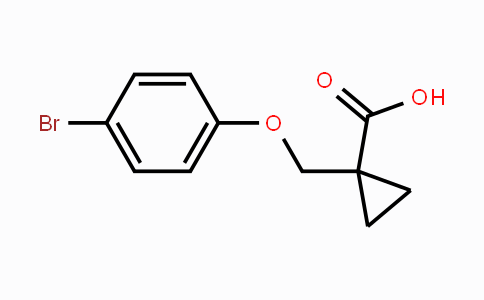 CAS No. 1311265-18-5, 1-(4-Bromophenoxymethyl)-cyclopropanecarboxylic acid