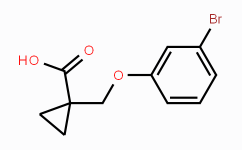 CAS No. 1780989-63-0, 1-(3-Bromophenoxymethyl)-cyclopropanecarboxylic acid