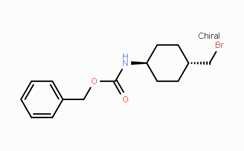 CAS No. 2205415-17-2, trans (4-Bromomethyl-cyclohexyl)-carbamic acid benzyl ester