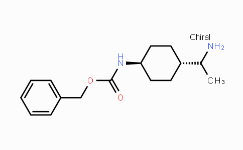 CAS No. 2197189-61-8, trans [4-(1-Aminoethyl)-cyclohexyl]-carbamic acid benzyl ester
