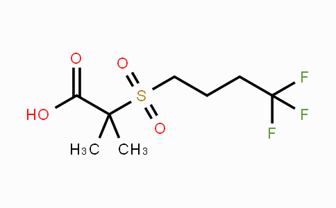 CAS No. 1218915-25-3, 2-Methyl-2-(4,4,4-trifluorobutane-1-sulfonyl)-propionic acid