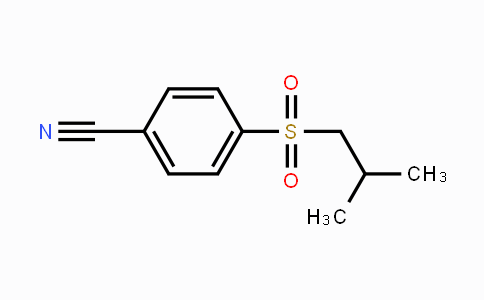 CAS No. 583837-97-2, 4-(2-Methylpropane-1-sulfonyl)-benzonitrile