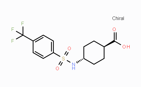 CAS No. 1310478-58-0, trans 4-(4-Trifluoromethylbenzenesulfonylamino)-cyclohexanecarboxylic acid