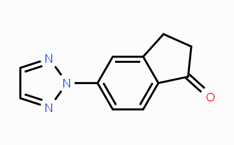 CAS No. 1334784-80-3, 5-(2H-1,2,3-Triazol-2-yl)indan-1-one