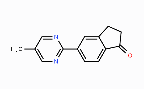CAS No. 1334784-76-7, 5-(5-Methylpyrimidin-2-yl)-indan-1-one