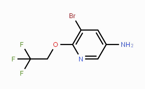 CAS No. 1372606-85-3, 5-Bromo-6-(2,2,2-trifluoroethoxy)-pyridin-3-ylamine