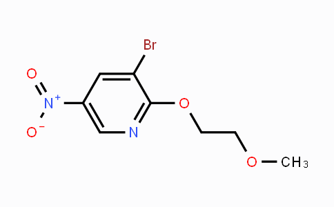 CAS No. 1198319-46-8, 3-Bromo-2-(2-methoxyethoxy)-5-nitropyridine