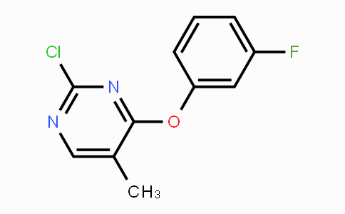 CAS No. 1523058-97-0, 2-Chloro-4-(3-fluorophenoxy)-5-methylpyrimidine