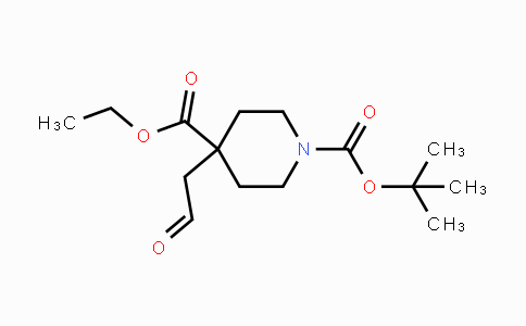 CAS No. 1228603-43-7, 4-(2-Oxoethyl)-piperidine-1,4-dicarboxylic acid 1-tert-butyl ester 4-ethyl ester