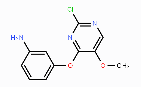 CAS No. 1643967-62-7, 3-(2-Chloro-5-methoxypyrimidin-4-yloxy)-phenylamine