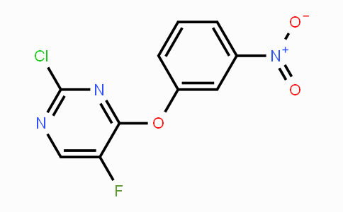 CAS No. 1202760-39-1, 2-Chloro-5-fluoro-4-(3-nitrophenoxy)-pyrimidine