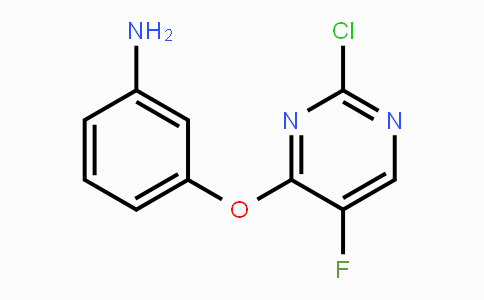 CAS No. 1643967-64-9, 3-(2-Chloro-5-fluoropyrimidin-4-yloxy)-phenylamine