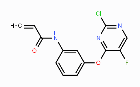 CAS No. 1643967-65-0, N-[3-(2-Chloro-5-fluoropyrimidin-4-yloxy)-phenyl]-acrylamide