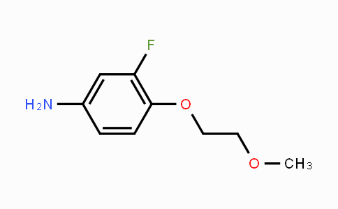 CAS No. 221199-26-4, 3-Fluoro-4-(2-methoxyethoxy)aniline
