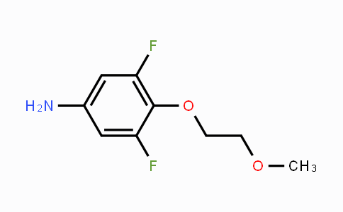 CAS No. 1178687-28-9, 3,5-Difluoro-4-(2-methoxyethoxy)aniline