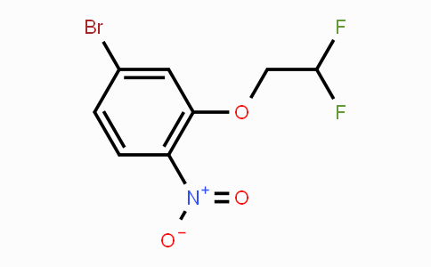 CAS No. 1822852-49-2, 4-Bromo-2-(2,2-difluoroethoxy)-1-nitro-benzene