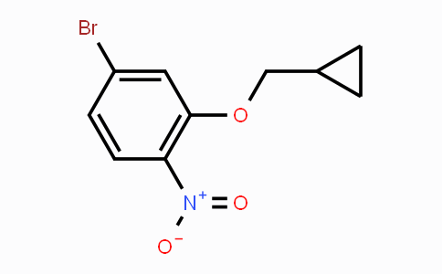 CAS No. 1369839-40-6, 4-Bromo-2-cyclopropylmethoxy-1-nitro-benzene