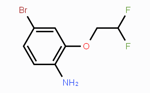 CAS No. 1547651-34-2, 4-Bromo-2-(2,2-difluoroethoxy)-phenylamine
