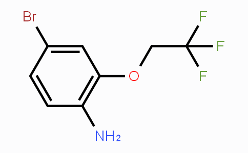 CAS No. 1496808-60-6, 4-Bromo-2-(2,2,2-trifluoroethoxy)-phenylamine