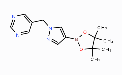 5-[4-(4,4,5,5-Tetramethyl-[1,3,2]dioxaborolan-2-yl)-pyrazol-1-ylmethyl]-pyrimidine