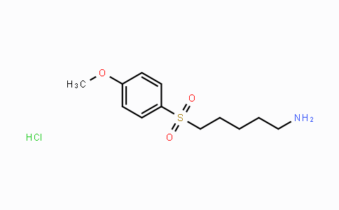 CAS No. 2202948-79-4, 5-(4-Methoxybenzenesulfonyl)-pentylamine hydrochloride
