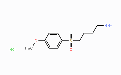CAS No. 2208654-87-7, 4-(4-Methoxybenzenesulfonyl)-butylamine hydrochloride