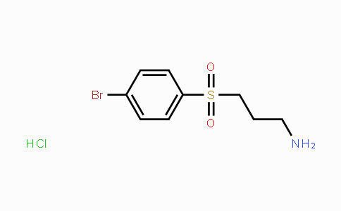 CAS No. 2202948-81-8, 3-(4-Bromobenzenesulfonyl)-propylamine hydrochloride