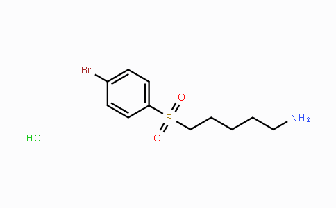 CAS No. 2206609-41-6, 5-(4-Bromobenzenesulfonyl)-pentylamine hydrochloride