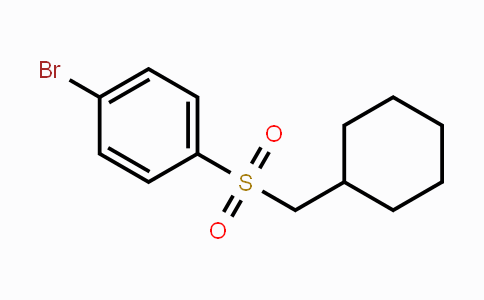 CAS No. 1070795-07-1, 1-Bromo-4-cyclohexylmethanesulfonyl-benzene