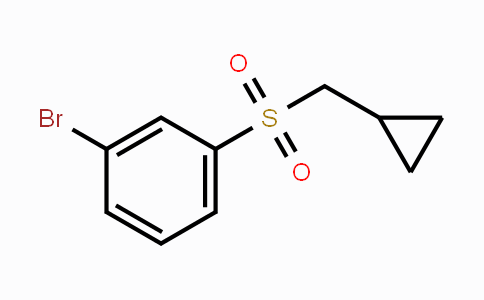 CAS No. 1220039-45-1, 1-Bromo-3-cyclopropylmethanesulfonyl-benzene