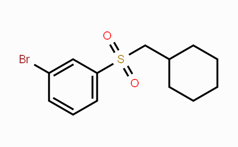 CAS No. 1215076-77-9, 1-Bromo-3-cyclohexylmethanesulfonyl-benzene