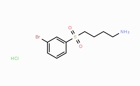 CAS No. 2206200-16-8, 4-(3-Bromobenzenesulfonyl)-butylamine hydrochloride
