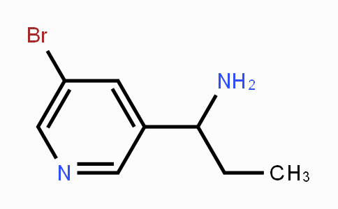 CAS No. 1194055-87-2, 1-(5-Bromopyridin-3-yl)-propylamine