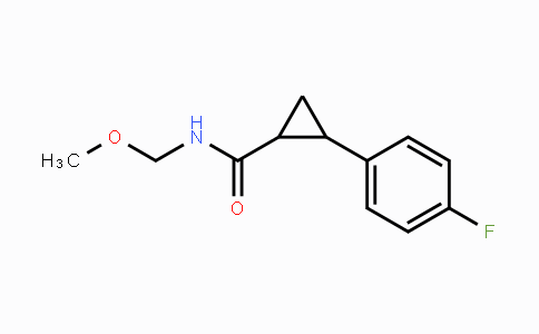 CAS No. 1784070-14-9, 2-(4-Fluorophenyl)-cyclopropanecarboxylic acid methoxymethylamide