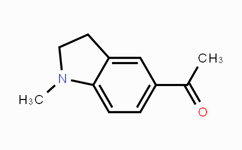 CAS No. 60821-63-8, 1-(1-Methyl-2,3-dihydro-1H-indol-5-yl)-ethanone