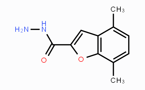 CAS No. 1952276-60-6, 4,7-Dimethylbenzofuran-2-carboxylic acid hydrazide
