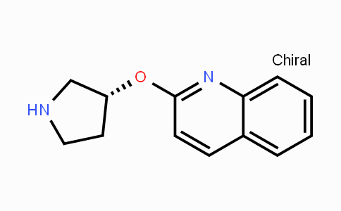CAS No. 2205415-22-9, R-2-(Pyrrolidin-3-yloxy)-quinoline