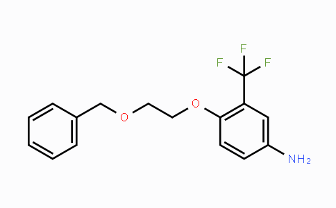 1627856-97-6 | 4-(2-Benzyloxyethoxy)-3-trifluoromethyl-phenylamine