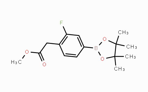 CAS No. 1415960-53-0, 3-Fluoro-4-(methoxycarbonylmethyl)benzeneboronic acid pinacol ester