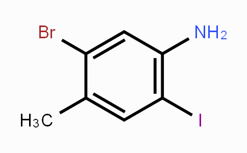 CAS No. 1643156-27-7, 5-Bromo-2-iodo-4-methylphenylamine