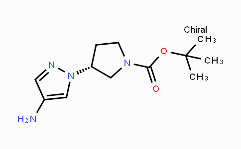 1258558-26-7 | R-4-Amino-1-(1-Boc-pyrrolidin-3-yl)-1H-pyrazole
