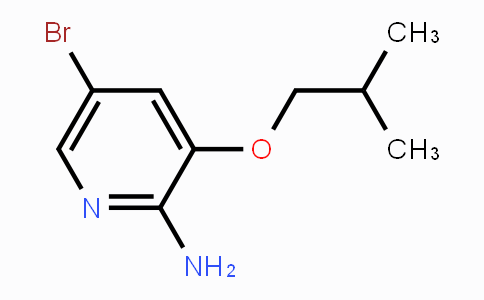 CAS No. 2091032-36-7, 5-Bromo-3-isobutoxypyridin-2-ylamine