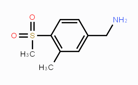 CAS No. 694481-22-6, (4-Methanesulfonyl-3-methylphenyl)methanamine