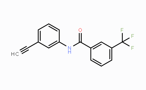 CAS No. 1016435-75-8, N-(3-Ethynylphenyl)-3-trifluoromethylbenzamide
