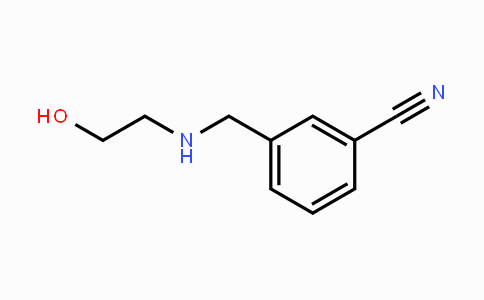 CAS No. 1039834-76-8, 3-(((2-Hydroxyethyl)amino)methyl)benzonitrile