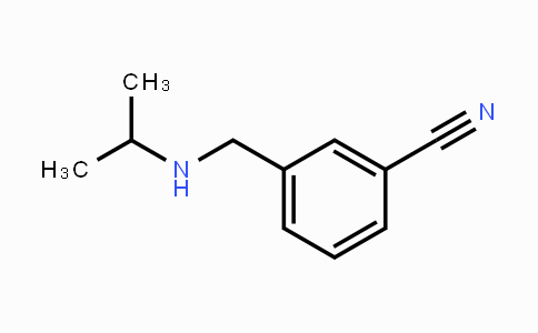 CAS No. 90389-99-4, 3-((Isopropylamino)methyl)benzonitrile